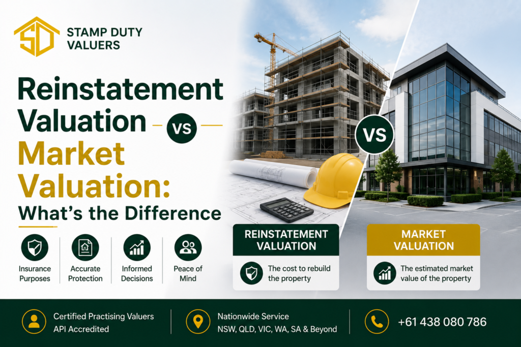 Reinstatement Valuation vs Market Valuation